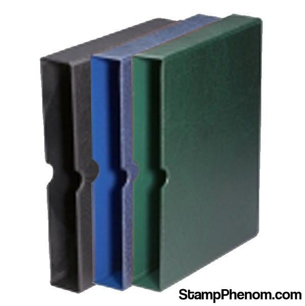 Premium Slipcase for Stockbooks in Blue | Lighthouse-Stockbooks-Lighthouse-StampPhenom