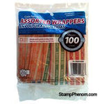 100 Mixed Flat Coin Wrappers-Coin Wrappers & Tools-MMF-StampPhenom