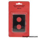 Snap Lock Cases 2x2 - 2 Hole Nickel-Air-Tite Holders-Air Tite-StampPhenom