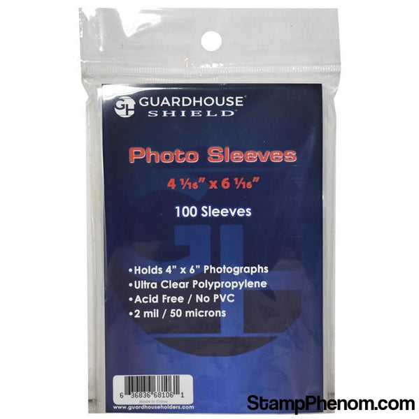 Shield Sleeve for 4 x 6 Photos-Sleeves, Bags & Boards-Guardhouse Shield-StampPhenom
