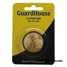 1 oz American Gold Eagle Direct Fit Guardhouse Capsule - Retail Card-Guardhouse Coin Capsules-Guardhouse-StampPhenom