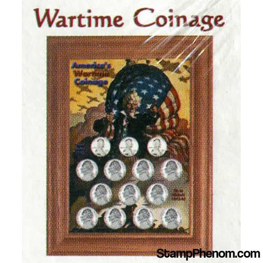 Edgar Marcus Solid Oak Wartime Coinage Frame-Coin Albums & Folders-Edgar Marcus-StampPhenom