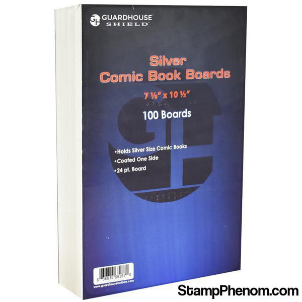 Boards for Silver Comic Book Bag - 100 Pack-Sleeves, Bags & Boards-StampPhenom-StampPhenom