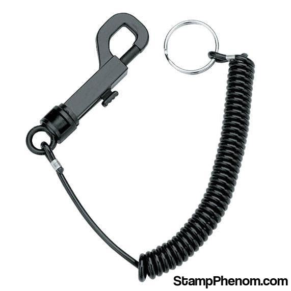 Security Coil and Key Ring with Snap Hook-Shop Accessories-MMF-StampPhenom