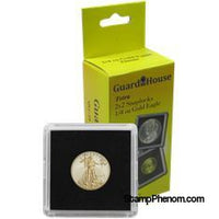 1/4 Oz American Gold Eagle 2x2 Tetra Snaplock Coin Holder - 10 per pack-Guardhouse Tetra Snaplocks-Guardhouse-StampPhenom