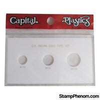 Capital Plastics | US Indian Gold Type Set-Capital Plastics Holders & Capsules-Capital Plastics-StampPhenom