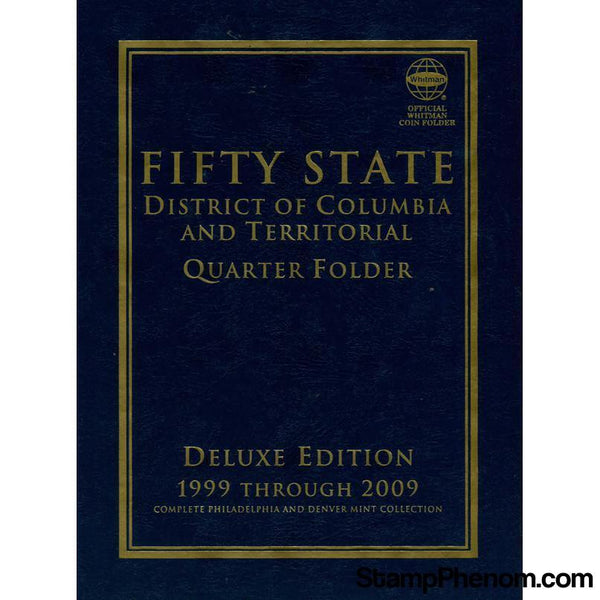 Deluxe Edition: Commemorative Quarter Folder P&D-Coin Albums & Folders-Whitman-StampPhenom