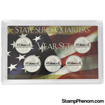 State Quarters 5-Hole Frosty Case-Coin Holders & Capsules-HE Harris & Co-StampPhenom