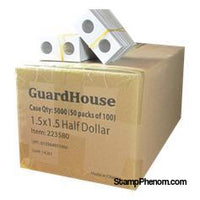Guardhouse 1.5x1.5 Half Dollar - 100/Bundle-Paper Holders-Guardhouse-StampPhenom