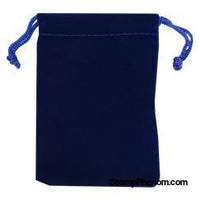 Velvet Drawstring Pouch - 5x7.5 Royal Blue-Draw String Pouches-Guardhouse-StampPhenom