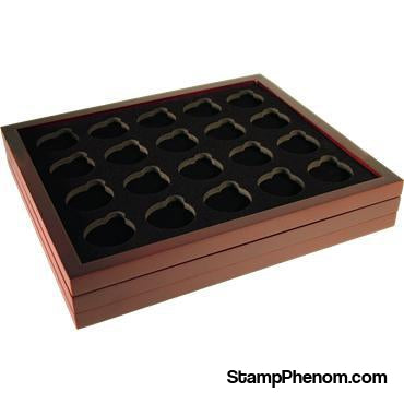 Medium Capsule Tray - Holds 20 Round Medium Sized Guardhouse Coin Capsules-Display Boxes for Round Coin Holders-Guardhouse-StampPhenom