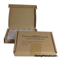 Small Dollar size 26.5mm Direct-Fit Guardhouse coin holders - (S dia) / 50 per box.-Guardhouse Coin Capsules-Guardhouse-StampPhenom