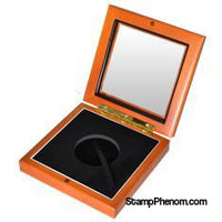 Guardhouse 5x5 Glass-top Wood Display Box - Holds X Sized Capsule-Display Boxes for Round Coin Holders-Guardhouse-StampPhenom