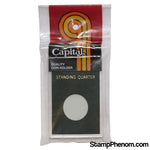 Capital Plastics Caps Coin Holder - Standing 25c-Capital Plastics Holders & Capsules-Capital Plastics-StampPhenom