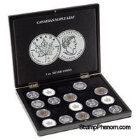 Collector Box - Canadian Maple Leaf Silver Dollars-Display Boxes for Round Coin Holders-Lighthouse-StampPhenom