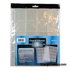 Guardhouse Shield Thumb Cut 20 Pocket (10 pack) Archival Polypropylene Pages-Notebook Pages & Binders-Guardhouse-StampPhenom