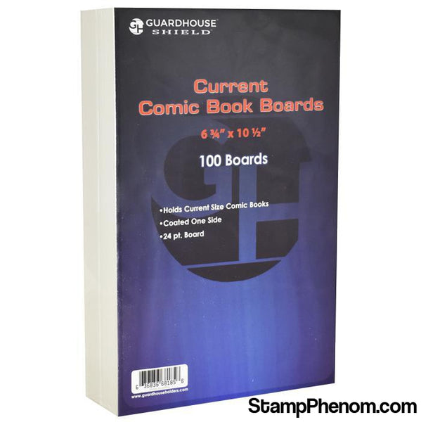 Boards for Current Comic Book Bag - 100 Pack-Sleeves, Bags & Boards-StampPhenom-StampPhenom