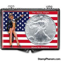 ASE Uncle Sam with US Flag-Edgar Marcus Snaplocks-Edgar Marcus-StampPhenom