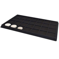 Black Coin Display Tray - (28 Slots)