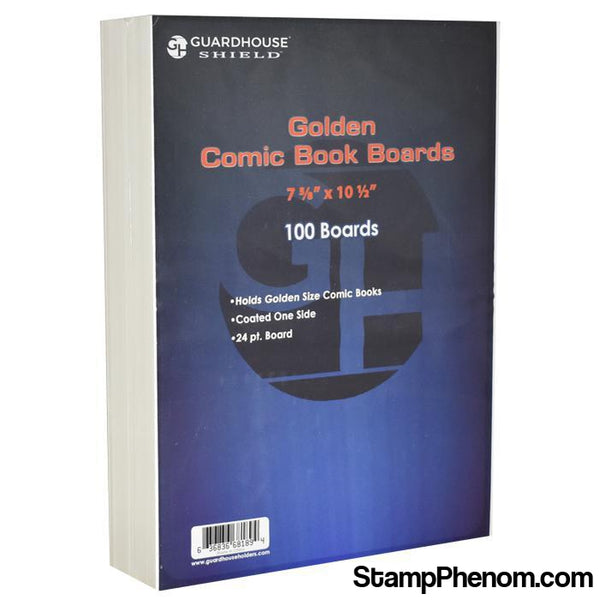 Boards for Golden Comic Book Bag - 100 Pack-Sleeves, Bags & Boards-StampPhenom-StampPhenom