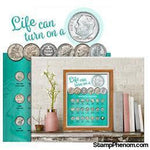 Whitman Deluxe Coin Board: Dime-Collector Maps, Archives, Kits & Boards-Whitman-StampPhenom
