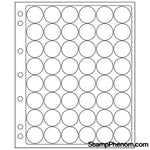 48 slots ENCAP Clear Coin Capsules Pages 24/25mm (Fits Guardhouse S, Airtite A)-Notebook Pages & Binders-Lighthouse-StampPhenom