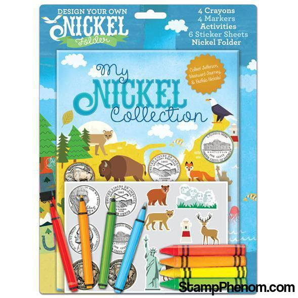 Design Your Own Nickel Folder: My Nickel Collection-Coin Collecting For Kids-Whitman-StampPhenom