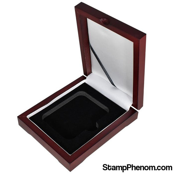 Universal Wood Display Box - 1 Slab-Display Boxes for Certified Coins-Guardhouse Display Boxes-StampPhenom