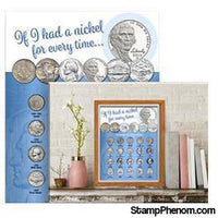 Whitman Deluxe Coin Board: Nickel-Collector Maps, Archives, Kits & Boards-Whitman-StampPhenom