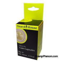 1/10 oz Gold Eagle Direct-Fit Coin Capsules - 10 Pack-Guardhouse Coin Capsules-Guardhouse-StampPhenom