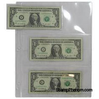 3-Pocket Side-Loading Currency Page-Notebook Pages & Binders-Guardhouse-StampPhenom
