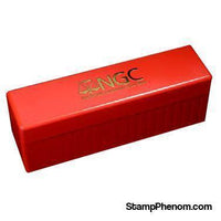 Official NGC 20 Slab Box - RED-Plastic Boxes-NGC-StampPhenom