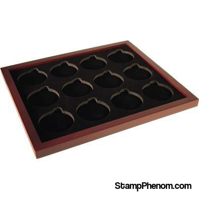 Extra Large Capsule Tray - Holds 12 Round Extra Large Coin Capsules-Challenge Coin Boxes and Displays-Guardhouse-StampPhenom