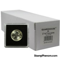 Quarter Tetra 2x2 Tetra Snaplock Coin Holder - 25 per pack-Guardhouse Tetra Snaplocks-Guardhouse-StampPhenom