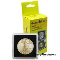 1 Oz American Gold Eagle 2x2 Tetra Snaplock Coin Holder - 10 per pack-Guardhouse Tetra Snaplocks-Guardhouse-StampPhenom