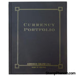 Currency Portfolio- Black-Slab and Currency Albums-Armored Brand USA-StampPhenom