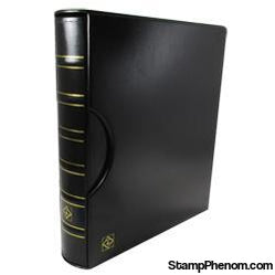 Grande Classic 3 Ring Certified Slab Album with Slip Case (4 Pages) Black-Slab and Currency Albums-Lighthouse-StampPhenom