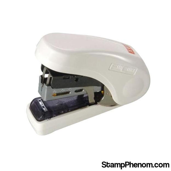 Flat Clinch Stapler - Ergonomic Style (White)-Shop Accessories-Max USA Corp-StampPhenom