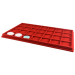 Red Coin Display Tray - (28 Slots)