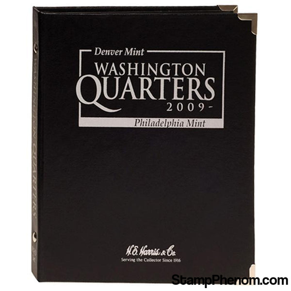 HE Harris & Co State Quarter Trust Territory & DC Album Black-Whitman Albums, Binders & Pages-HE Harris & Co-StampPhenom