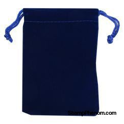 Velvet Drawstring Pouch - 3x4.25 Royal Blue-Draw String Pouches-Guardhouse-StampPhenom