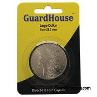 Large Dollar Direct Fit Guardhouse Capsule - Retail Card-Guardhouse Coin Capsules-Guardhouse-StampPhenom
