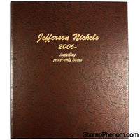 Jefferson Nickels 2006 to 2029 P with proof-Dansco Coin Albums-Dansco-StampPhenom