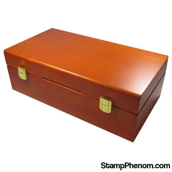 Wood Display Box - 50 PCGS or NGC Slabs-Display Boxes for Certified Coins-Guardhouse Display Boxes-StampPhenom