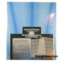 Guardhouse Shield Thumb Cut 20 Pocket (100 pack) Archival Polypropylene Pages-Notebook Pages & Binders-Guardhouse-StampPhenom