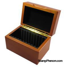 Wood Display Box - 10 NGC or PCGS slabs-Display Boxes for Certified Coins-Guardhouse-StampPhenom