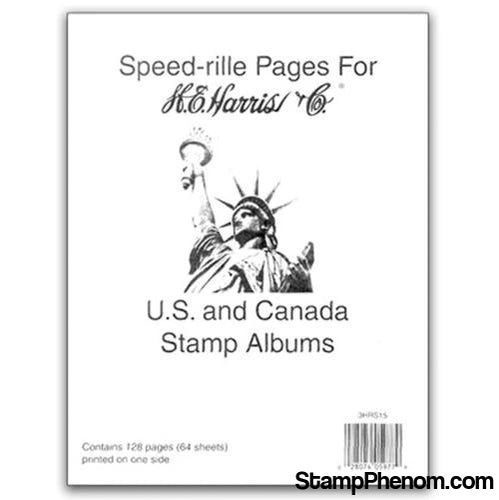 HE Harris & Co Speed-rille Pages, US/UN/Canada-Albums-HE Harris & Co-StampPhenom