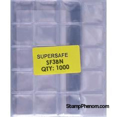 Bulk Supersafe 2.5x2.5 Coin Flips - 1000 per Pack-Vinyl Flips-Supersafe-StampPhenom