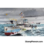 Revell Germany - Hmcs Snowberry Corvette 1144-Model Kits-Revell Germany-StampPhenom