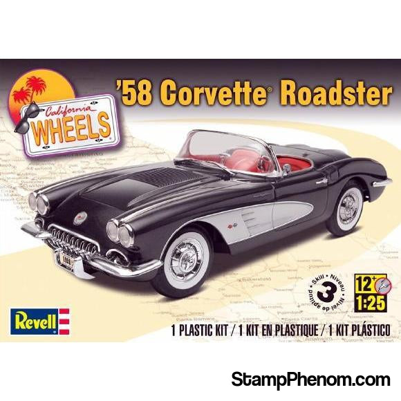 Revell Monogram - '58 Corvette Roadster 1:25-Model Kits-Revell Monogram-StampPhenom